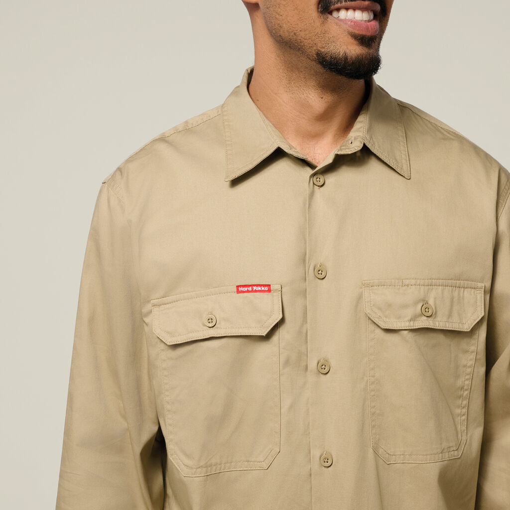 Core Long Sleeve Lightweight Vented Cotton Shirt