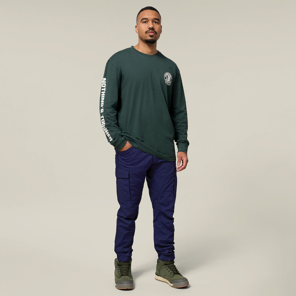 3056 Cuffed Cotton Cargo Work Pants