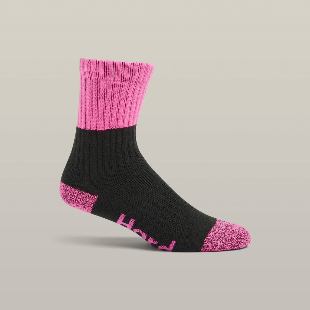 Women's Core Hi Vis Work Crew Sock - 3 Pack