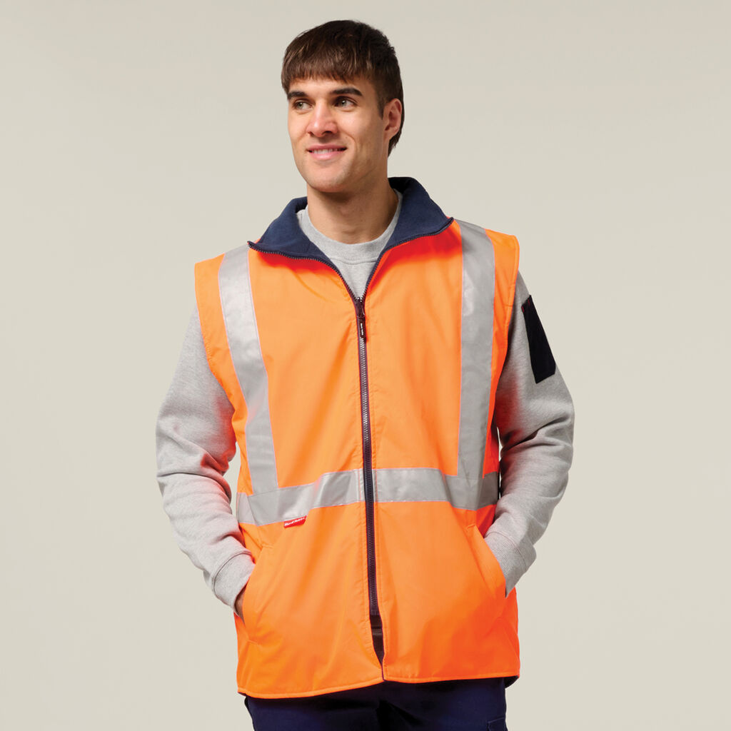 Hi-Vis 4-In-1 Taped Wet Weather Jacket