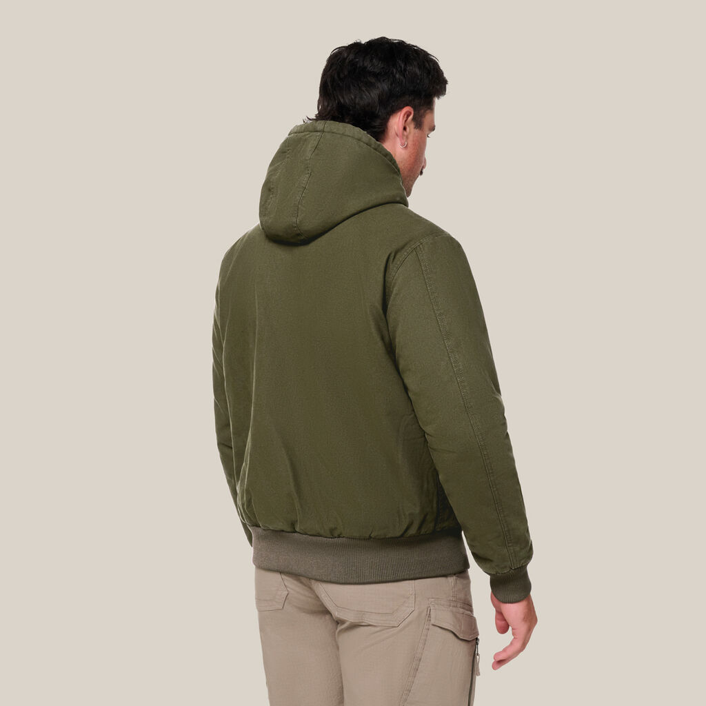 Heritage Canvas Bomber Jacket