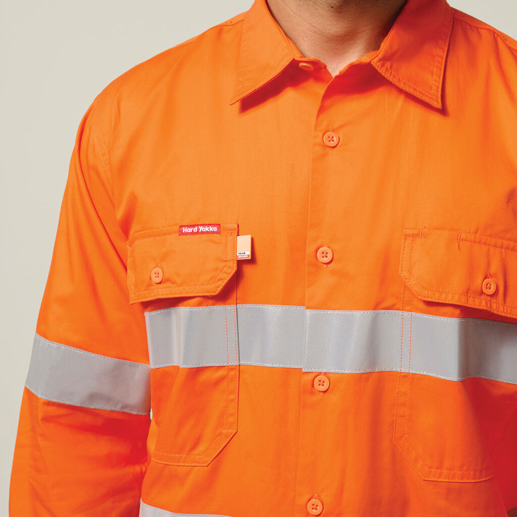 Core Hi-Vis Taped Vented Cotton Twill Shirt