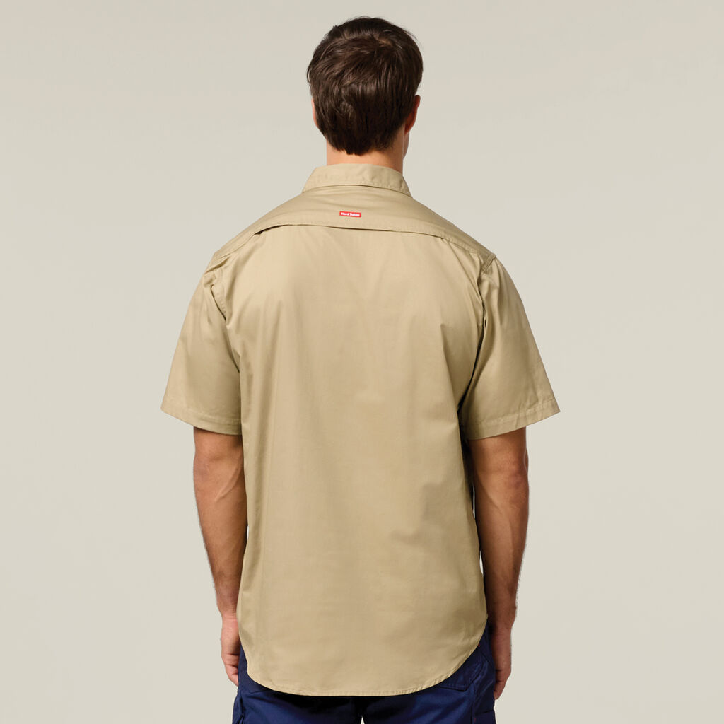 Core Short Sleeve Lightweight Vented Cotton Shirt