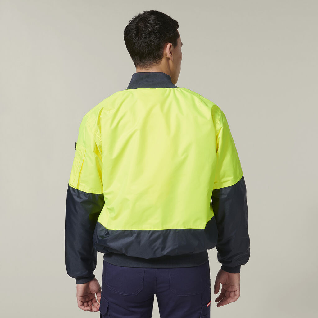 Core Hi-Vis 2 Tone Waterproof Bomber Jacket