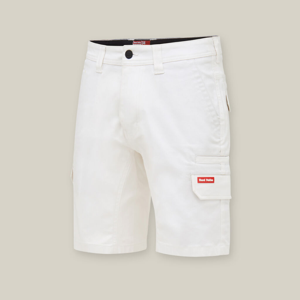 STRETCH CANVAS MID LENGTH CARGO WORK SHORT