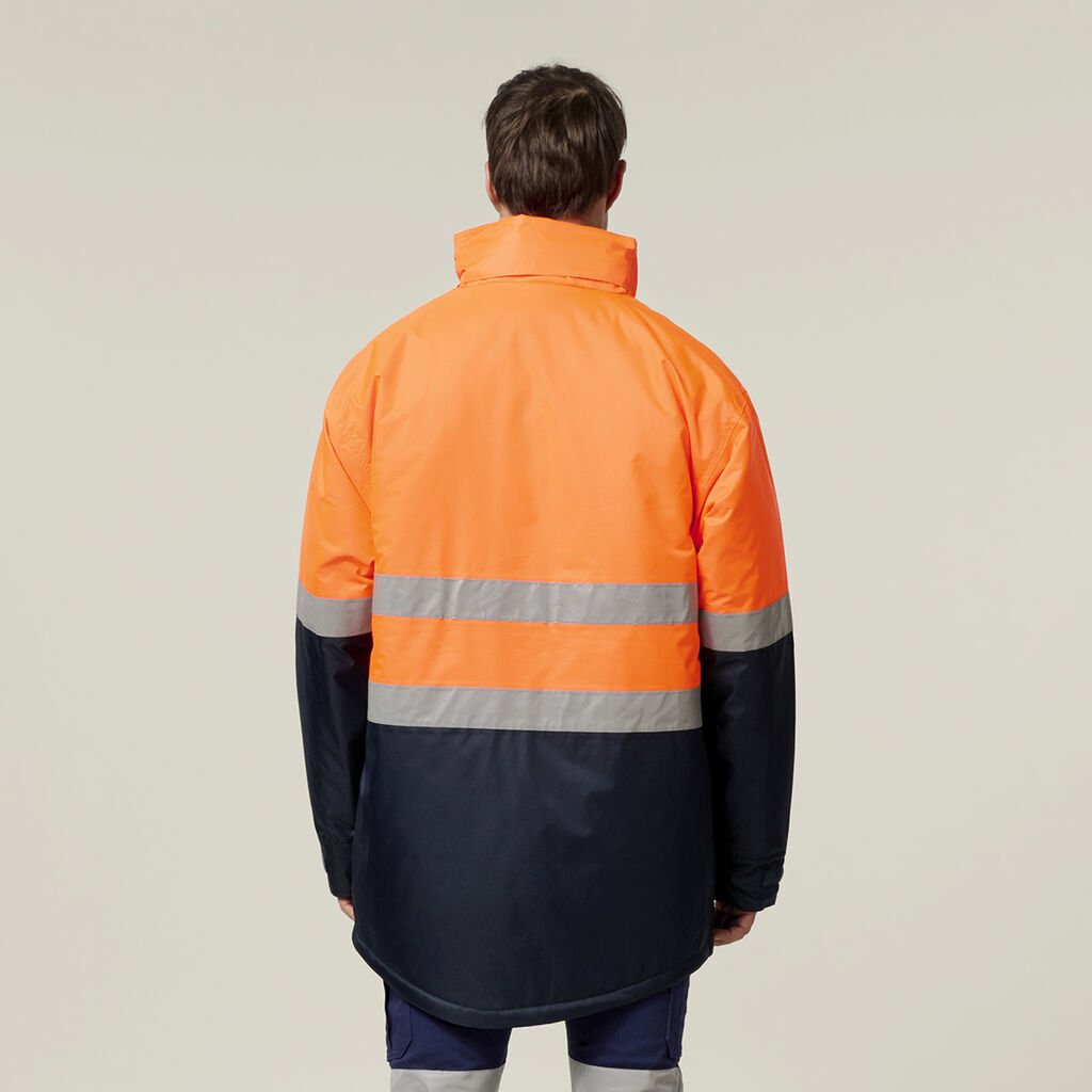 Core Hi-Vis 2 Tone Taped Quilted Waterproof Jacket