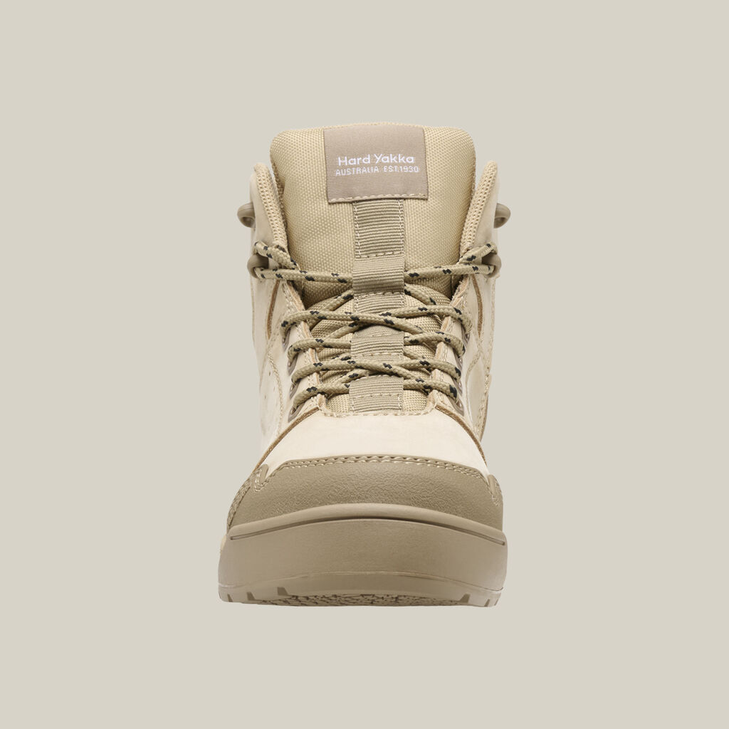 Women's Evolution Lace Up & Side Zip 5" Steel Toe Safety Boot - Sand