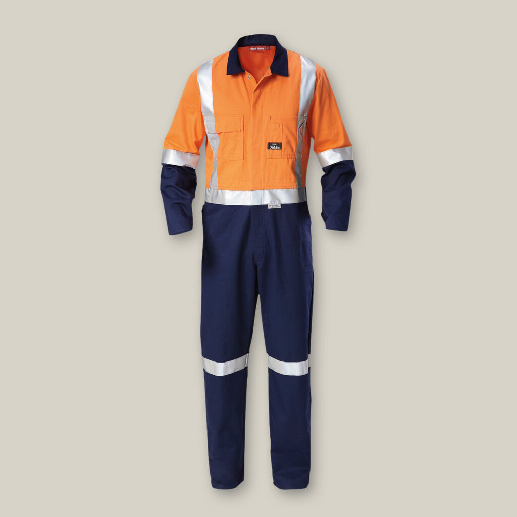 Hi Vis 2Tone Taped Drill Coverall