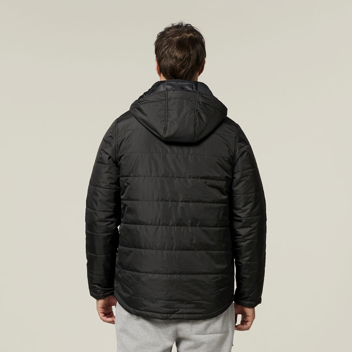 【BLACK2】Hooded padded jkt Hooded Puffer Jacket 2.0 | Hard Yakka New Zealand