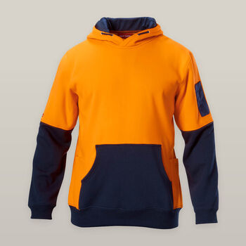 Foundations Hi-Visibility Two Tone Brushed Fleece Hoodie