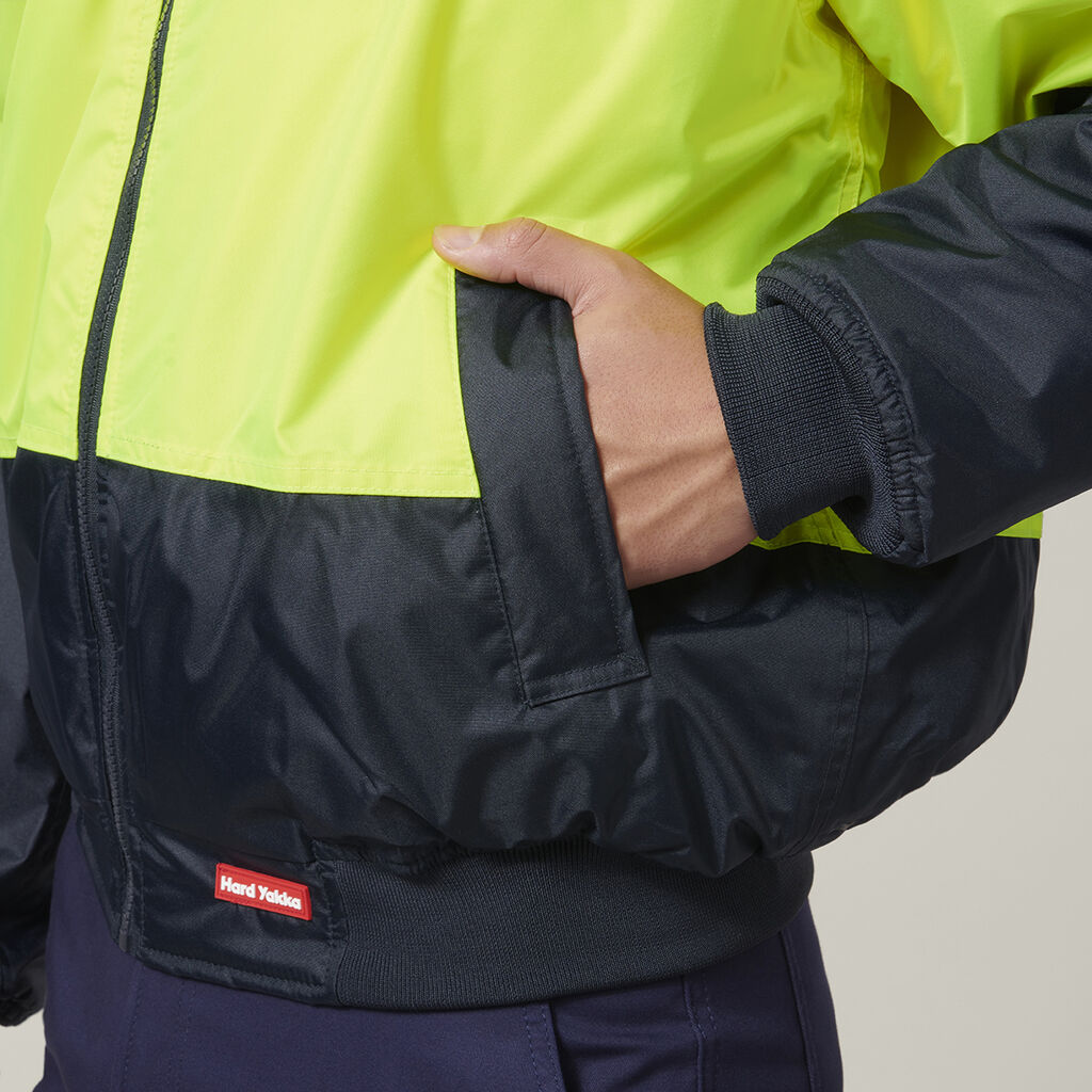 Core Hi-Vis 2 Tone Waterproof Bomber Jacket