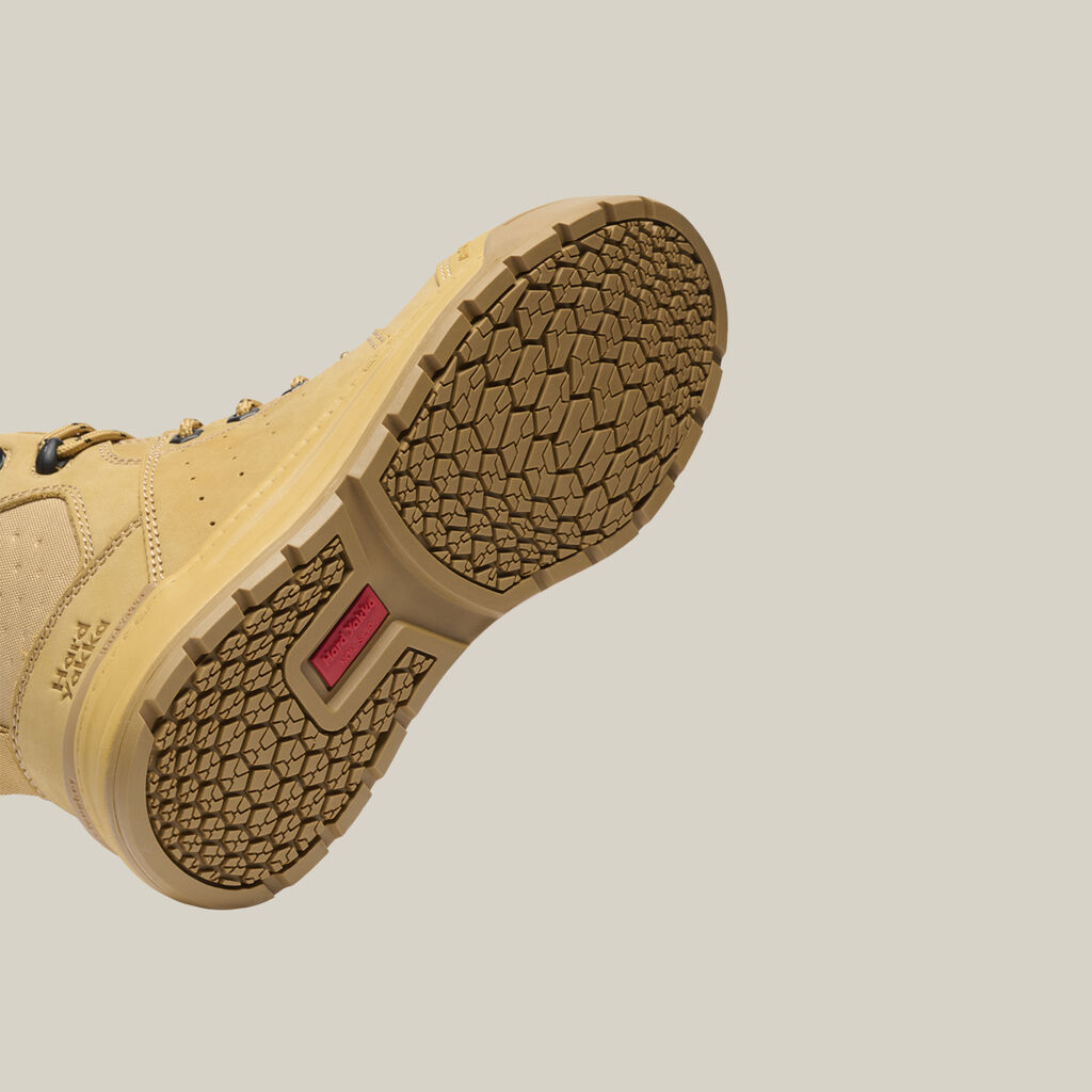 Women's Evolution Lace Up & Side Zip 5" Steel Toe Safety Boot - Wheat