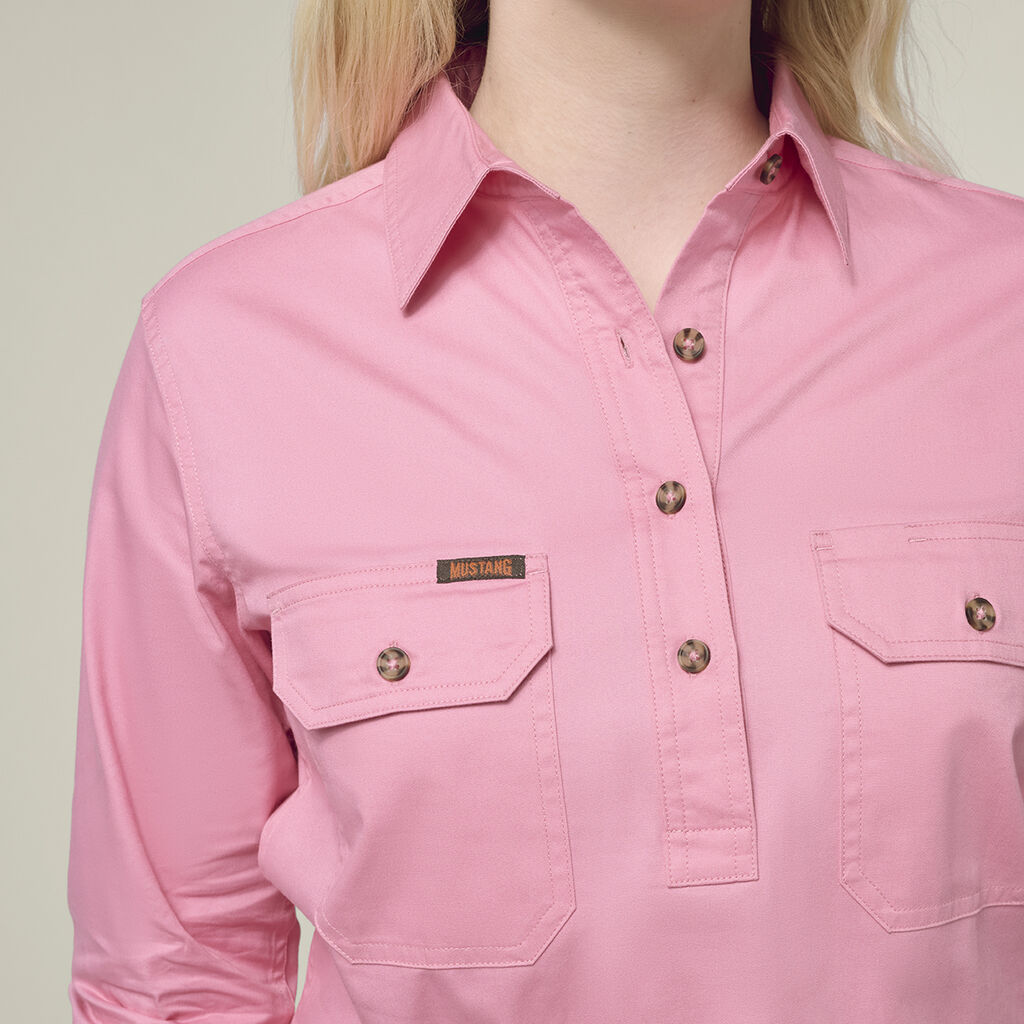 Womens Heritage Closed Front Drill Shirt