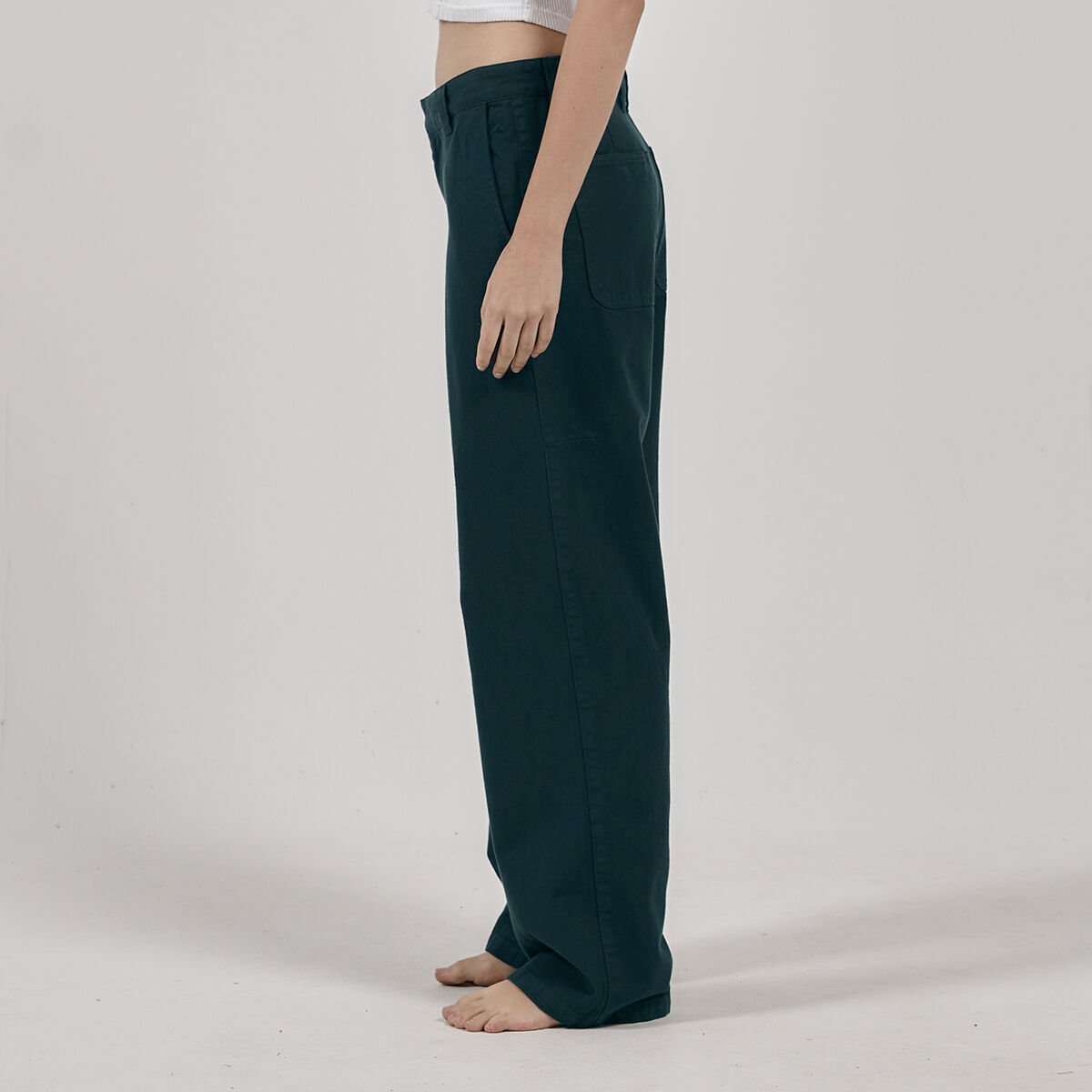 【HI FI FNK】Park Cotton Pants Funscape High Waisted Zip Front Track Pants – ZumbaShop