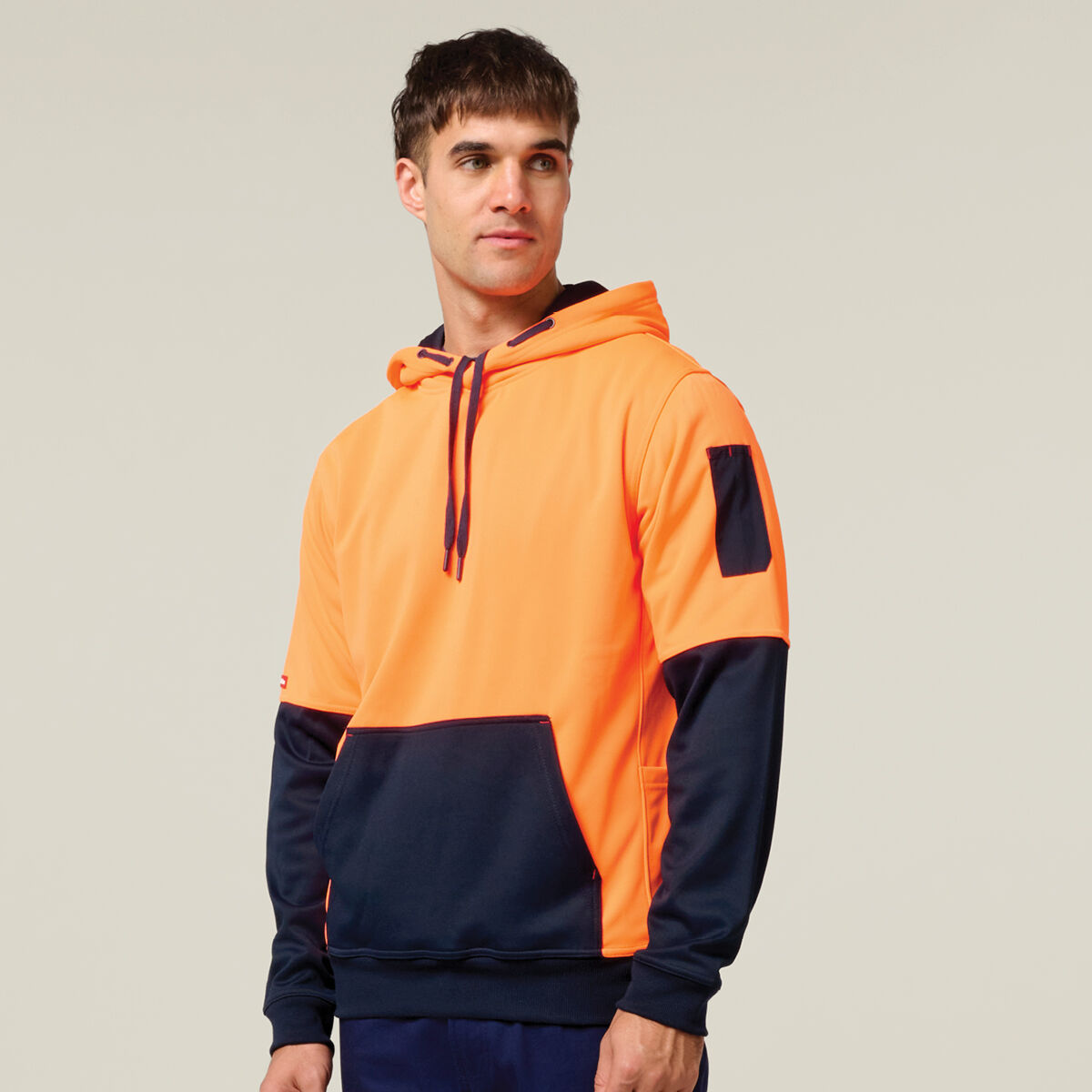 Hi Vis 2 Tone Fleece Hoodie