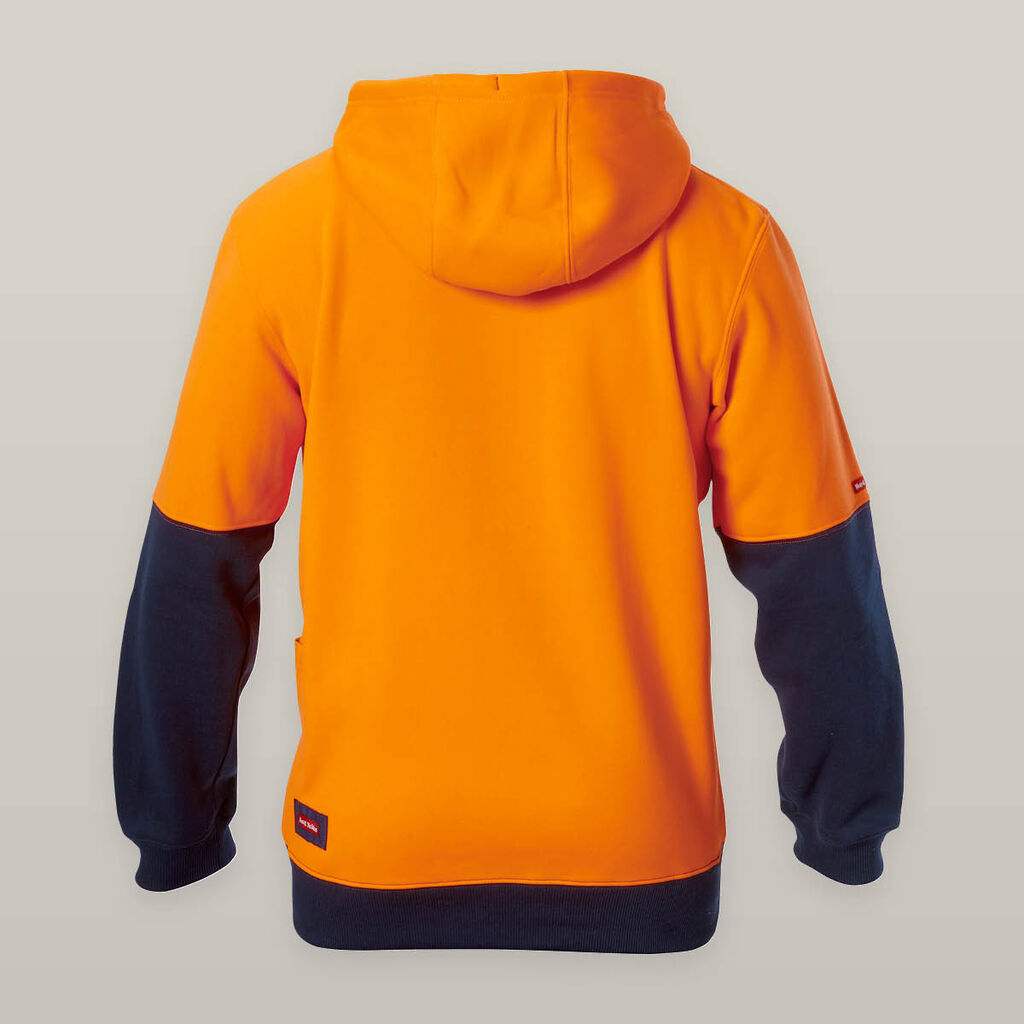 Foundations Hi-Visibility Two Tone Brushed Fleece Hoodie