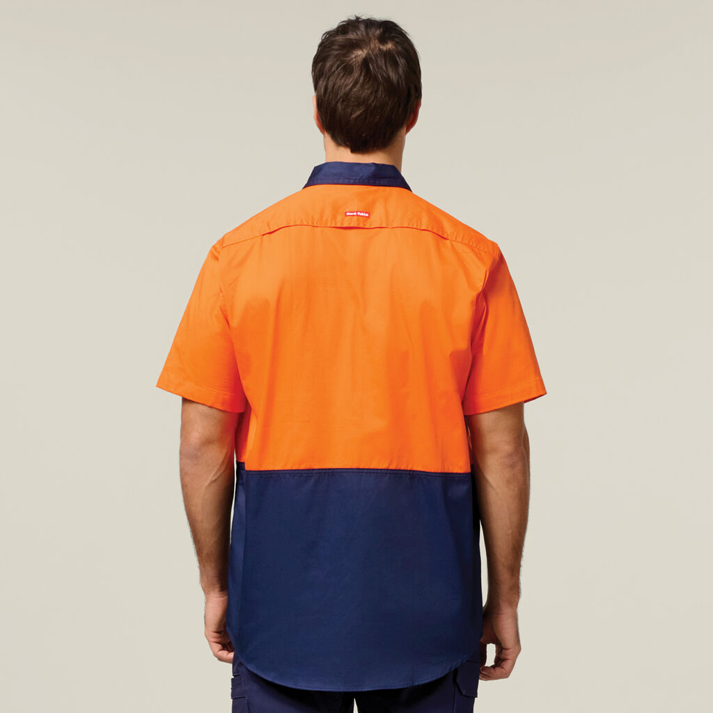 Core Hi-Vis Light Weight Vented Short Sleeve Cotton Shirt