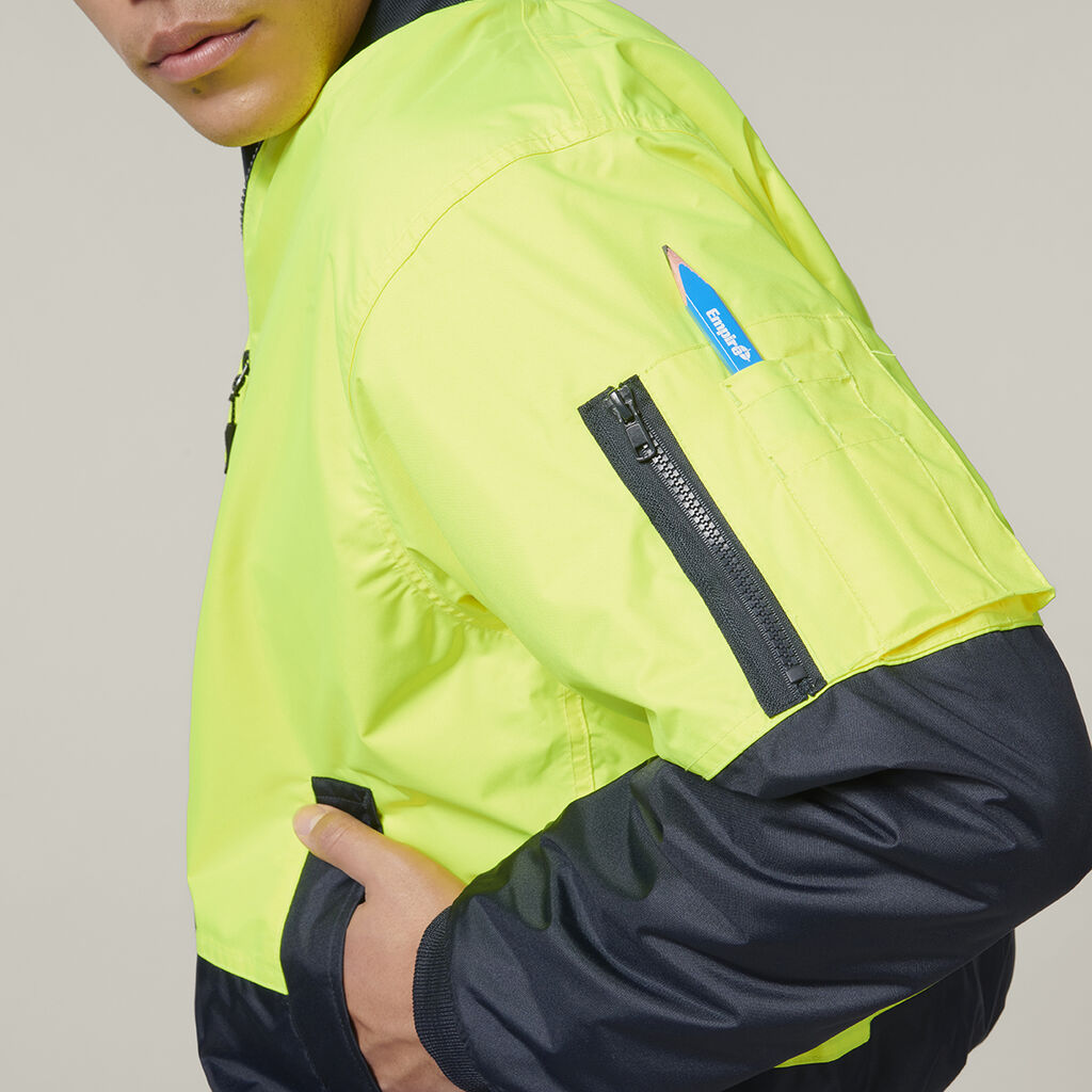 Core Hi-Vis 2 Tone Waterproof Bomber Jacket