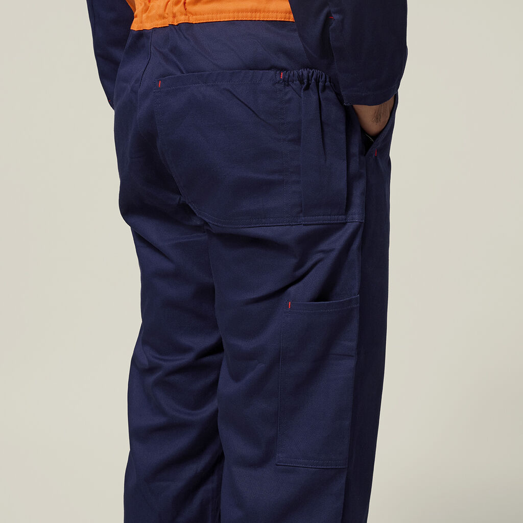 Hi-Vis 2Tone Cotton Drill Coverall