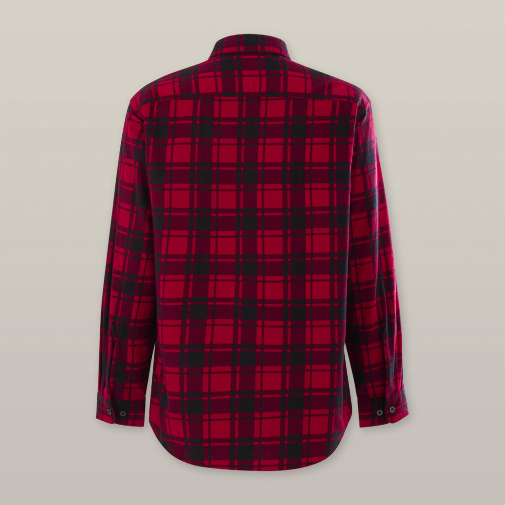 Core Long Sleeve Closed Front Check Flannel Shirt