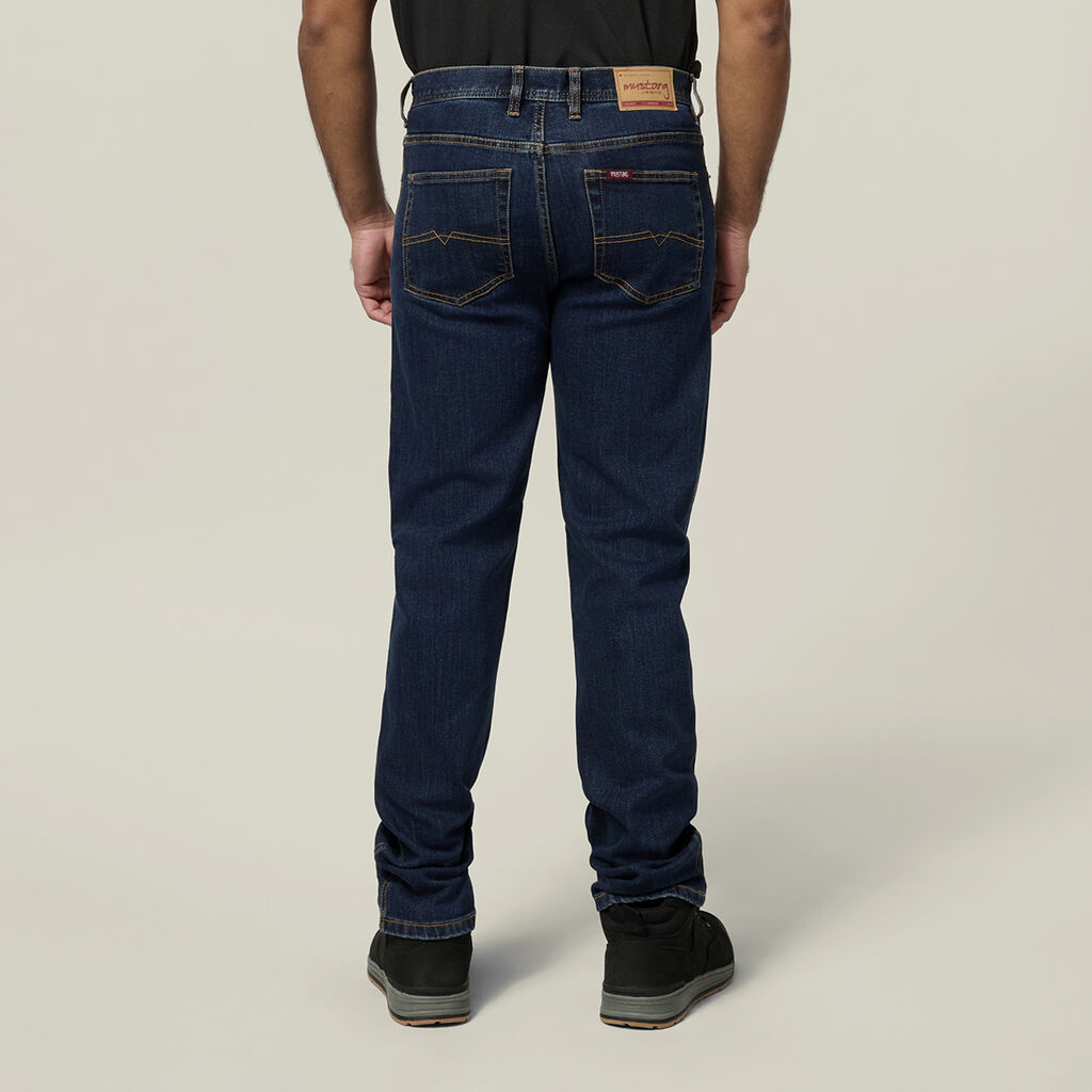 Mustang Regular Fit Stretch Work Jean - Indigo