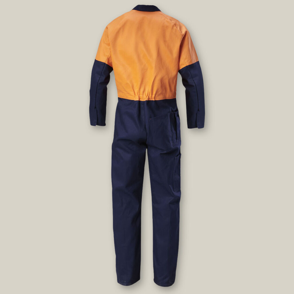 Hi Vis 2 Tone Drill Coverall image number null