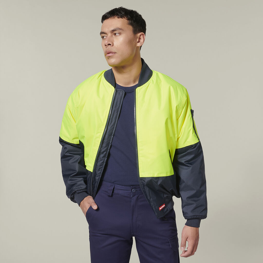 Core Hi-Vis 2 Tone Waterproof Bomber Jacket