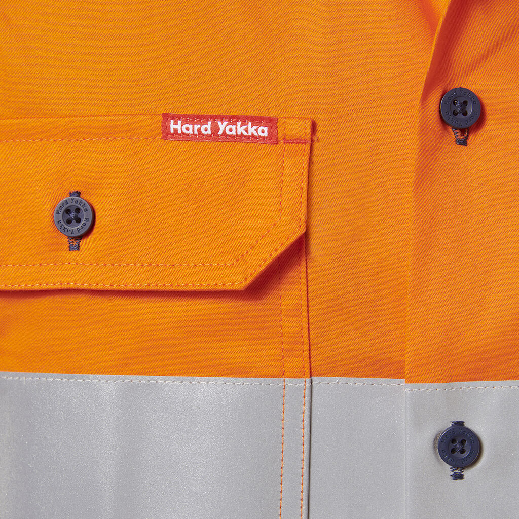 Short Sleeve Hi Vis 2 Tone Taped Vented Shirt