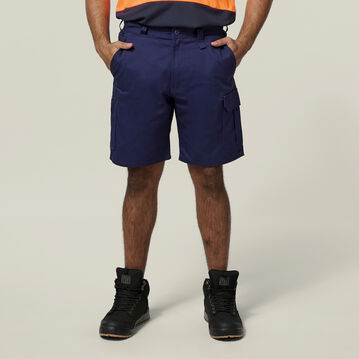 Core Relaxed Fit Cotton Cargo Drill Short