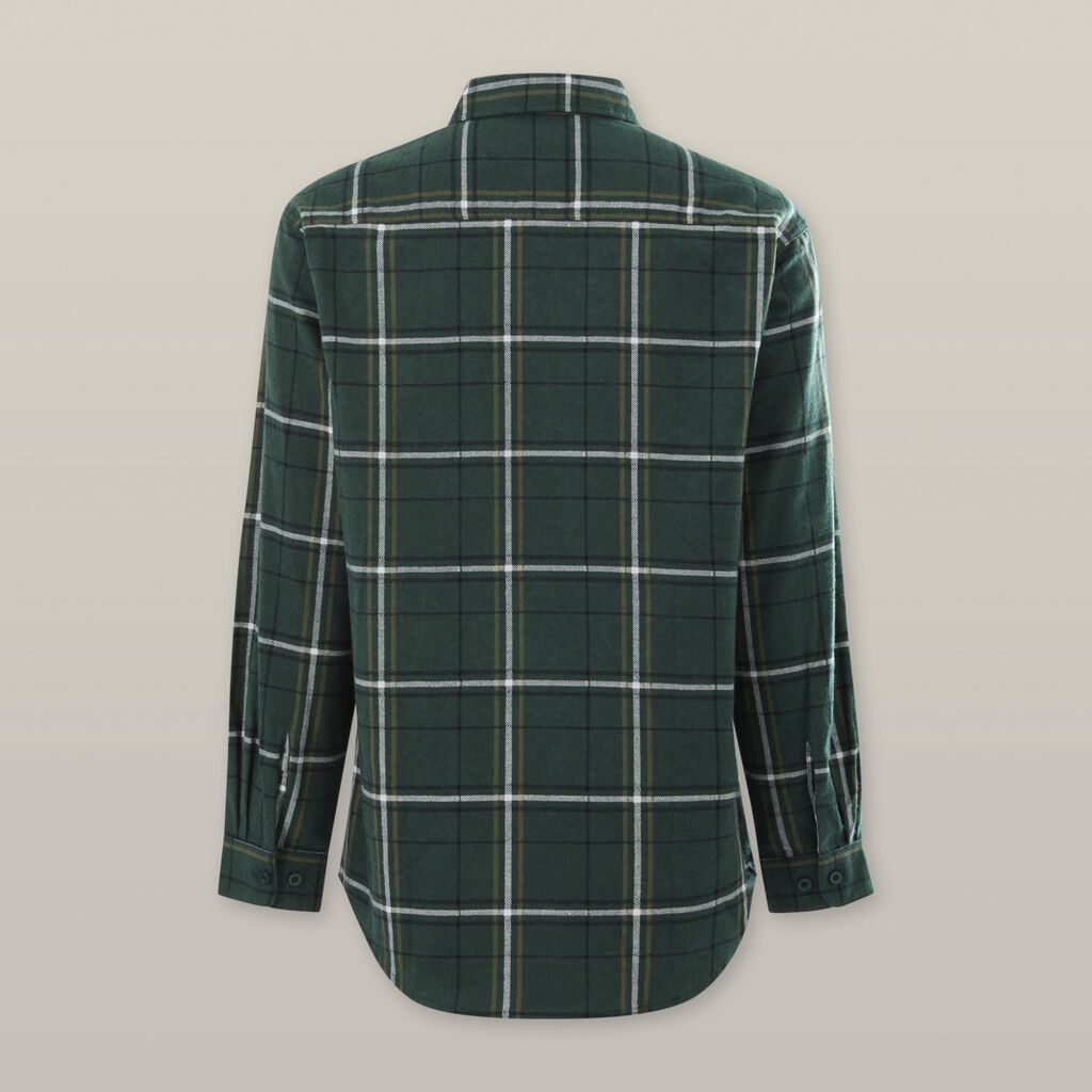 Core Long Sleeve Closed Front Check Flannel Shirt