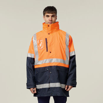 Hi-Vis 4-In-1 Taped Wet Weather Jacket