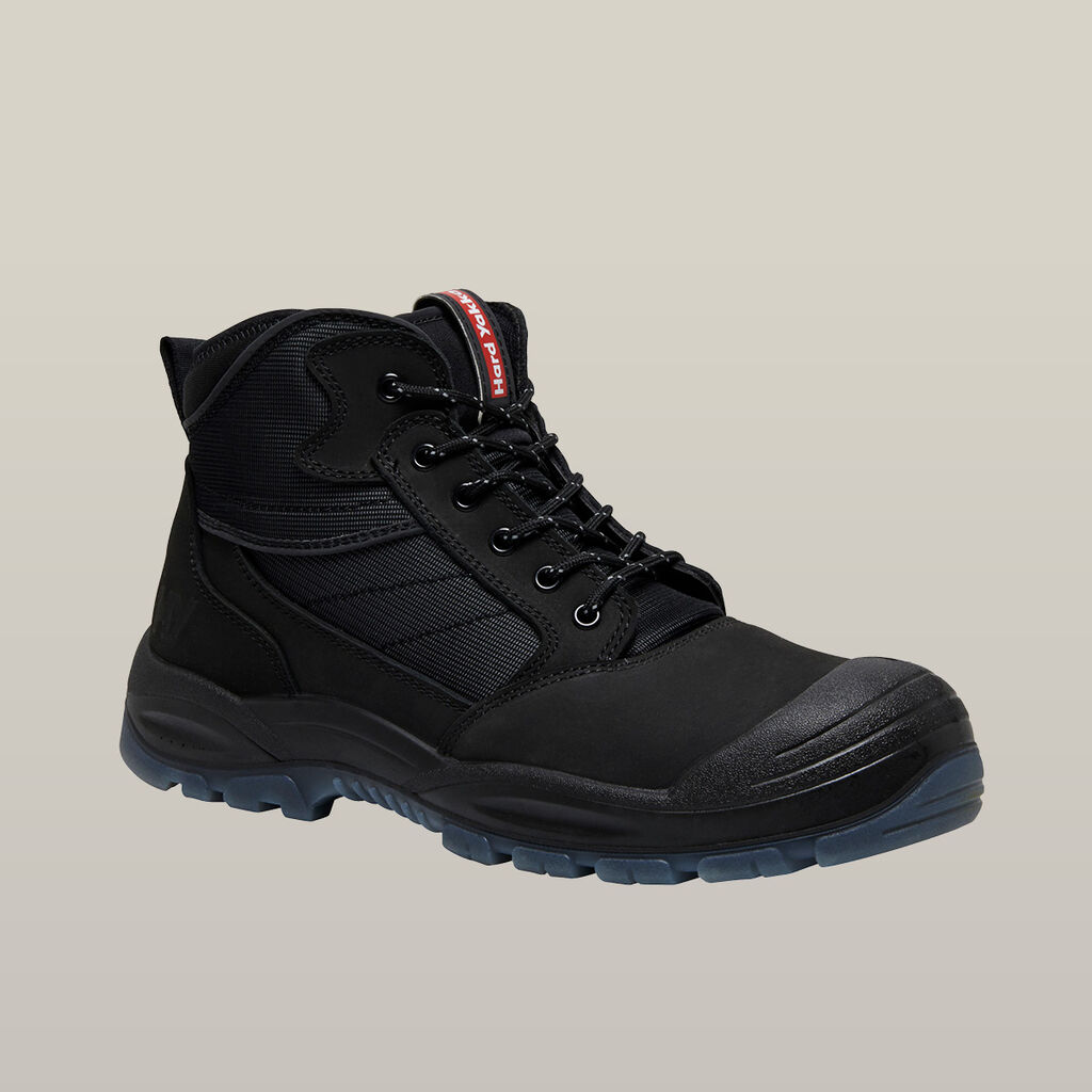 Nite Vision Hi Vis Lace Up Steel Toe Safety Boot - Black