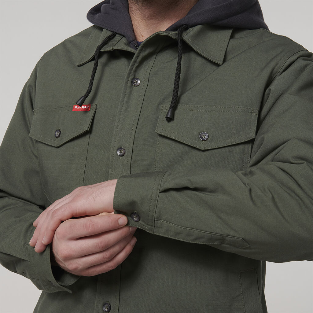 Quilted Solid Shacket