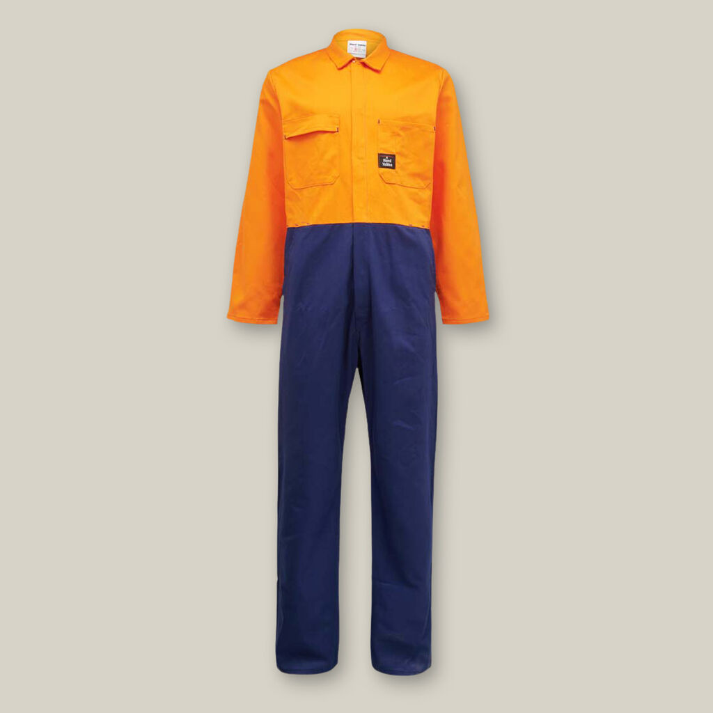 Day Only Cotton Hi-Vis Dome Front Overall image number null