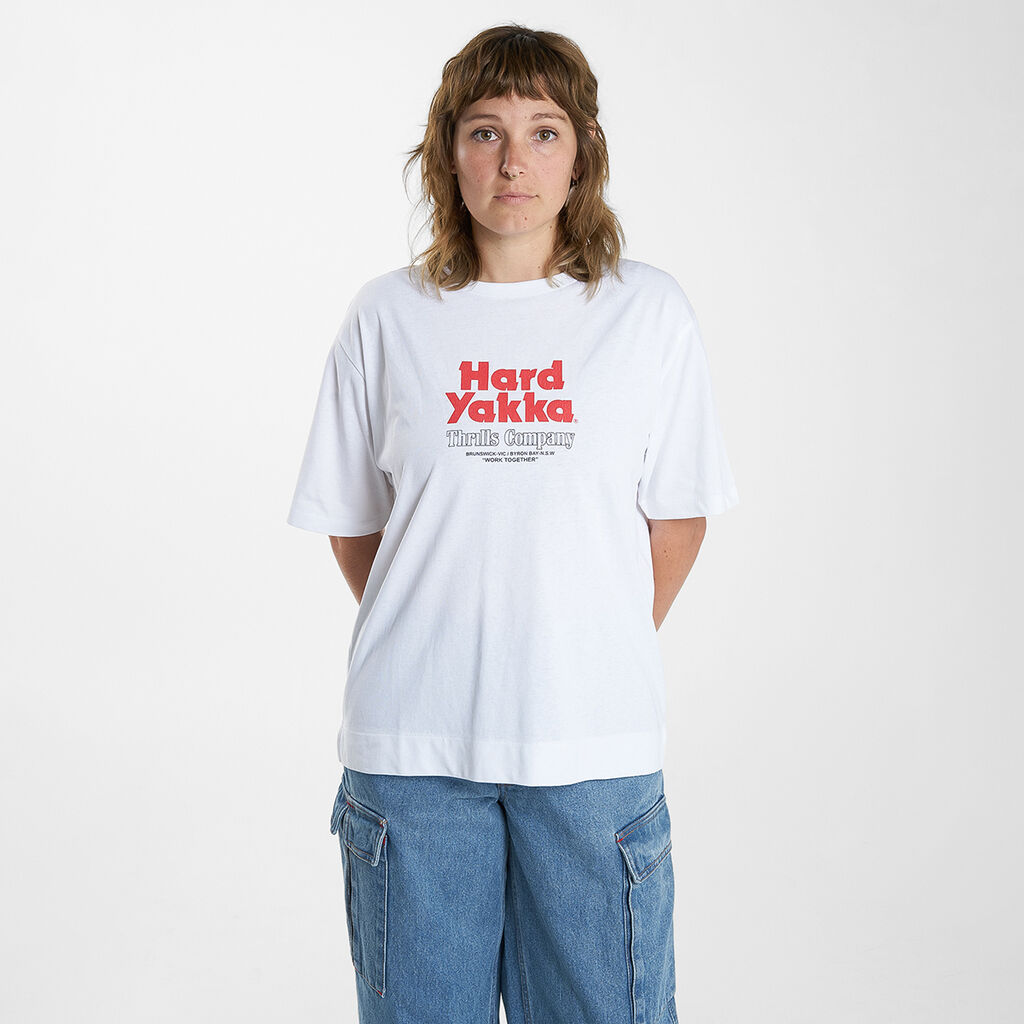 Hard Yakka X Thrills Stacked Box Fit Tee