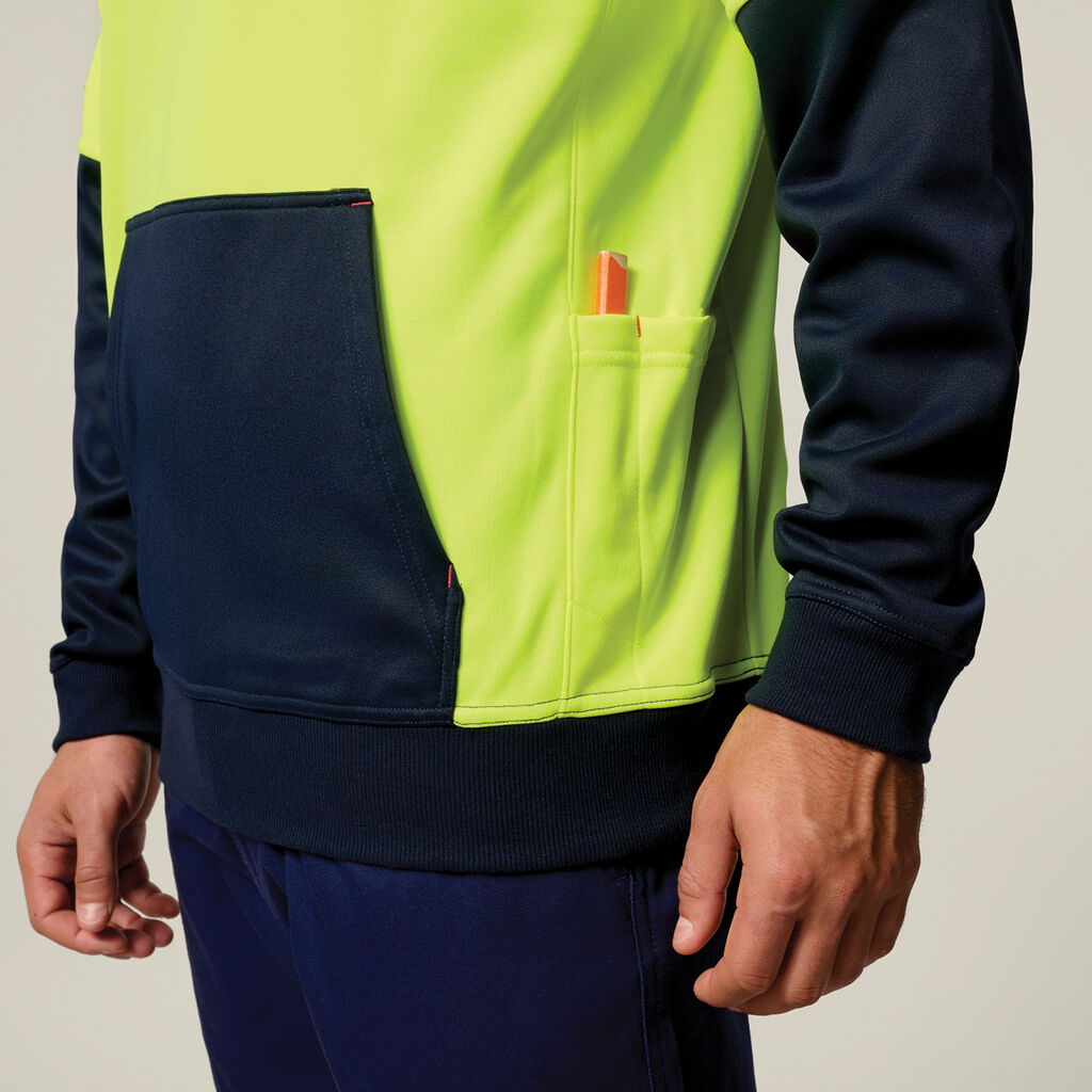 Hi-Vis 2 Tone Fleece Hoodie
