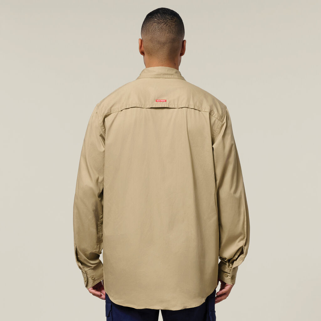 Core Long Sleeve Lightweight Vented Cotton Shirt