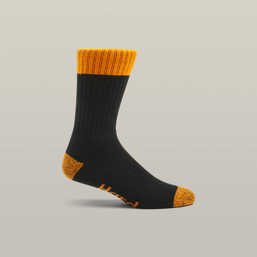 Core Hi Vis Work Crew Sock - 3 Pack