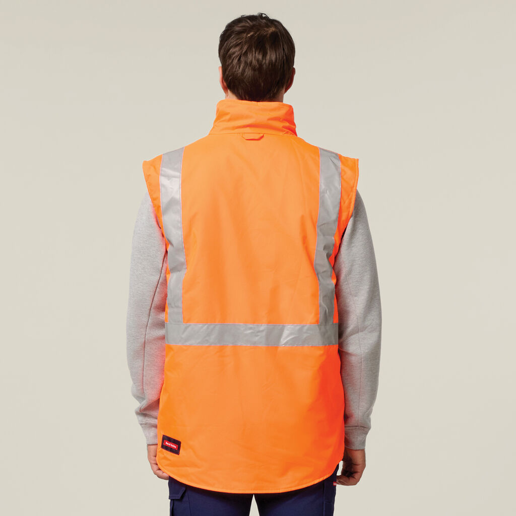 Hi-Vis 4-In-1 Taped Wet Weather Jacket