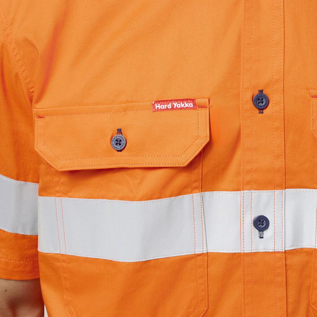 Core Hi-Vis 2 Tone Taped Vented Short Sleeve Shirt