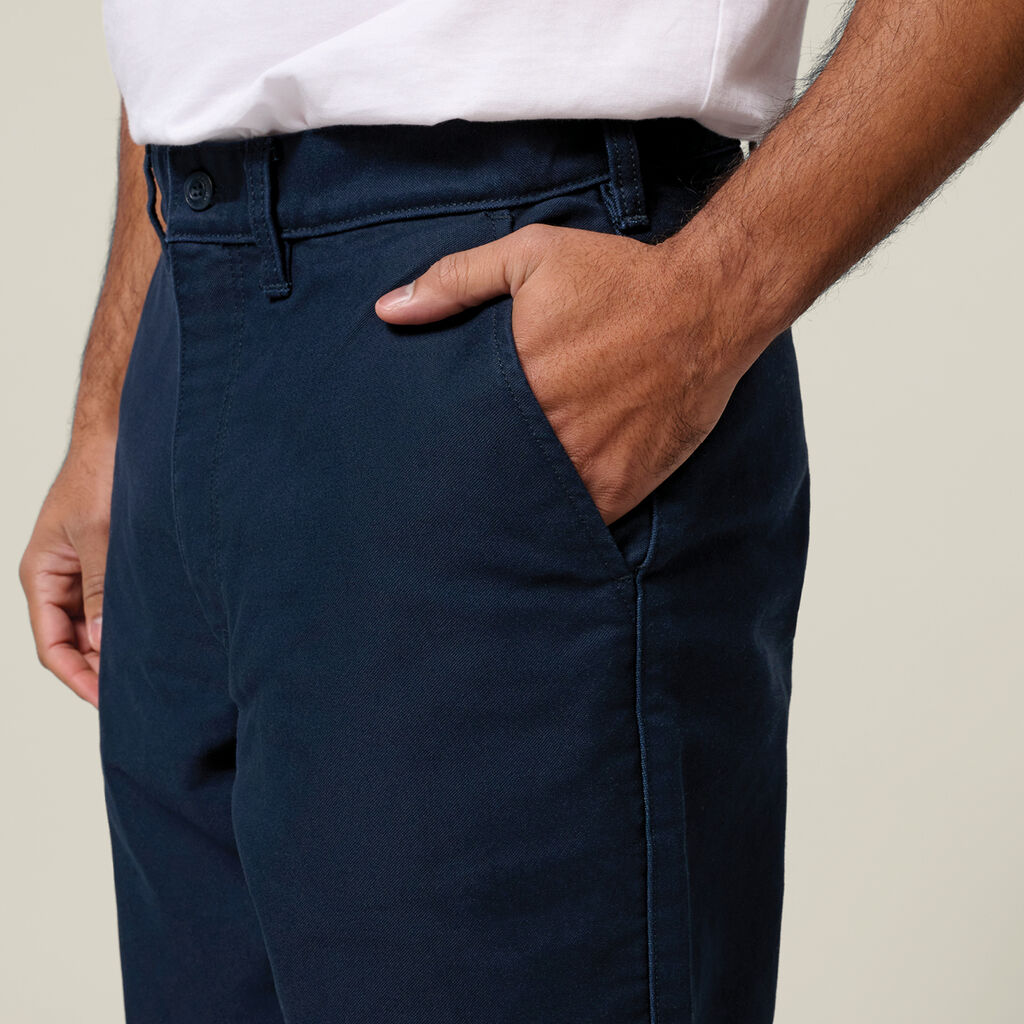 Moleskin Plain Front Denim Work Jeans