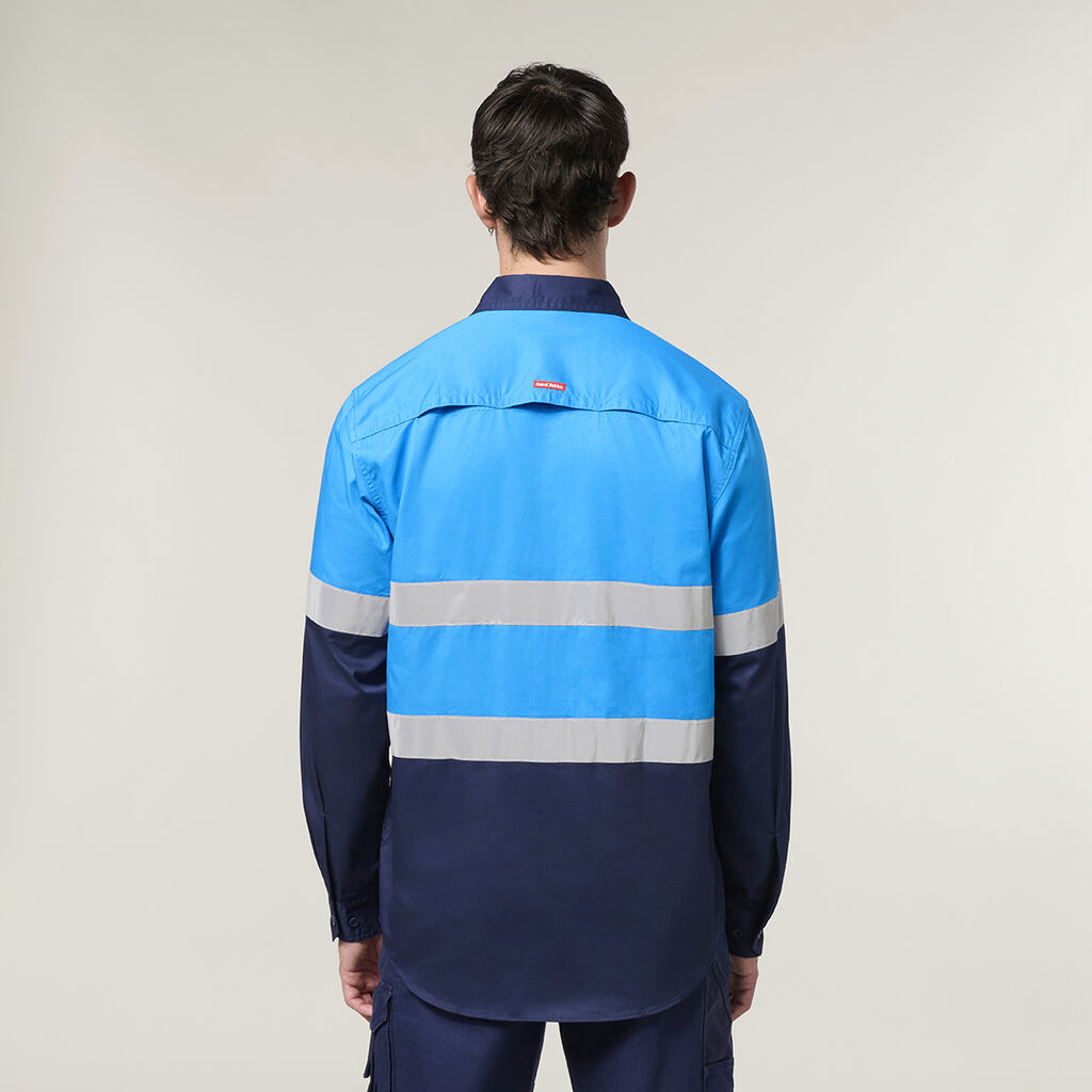 Core Long Sleeve Lightweight Spliced Taped Vented Drill Shirt