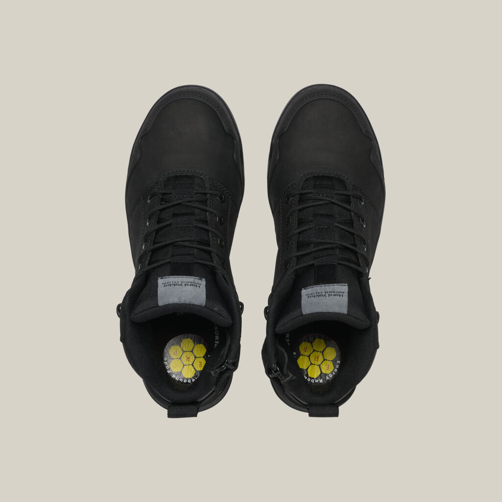 Evolution Lace Up & Side Zip 5" Steel Toe Safety Boot - Black