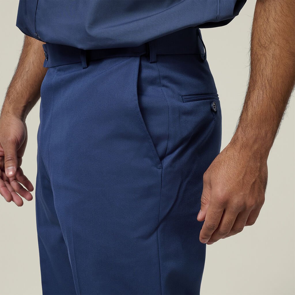 Permanent Press Plain Front Pant