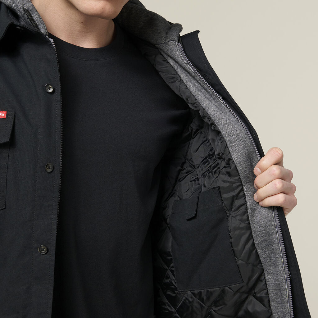 Quilted Solid Shacket