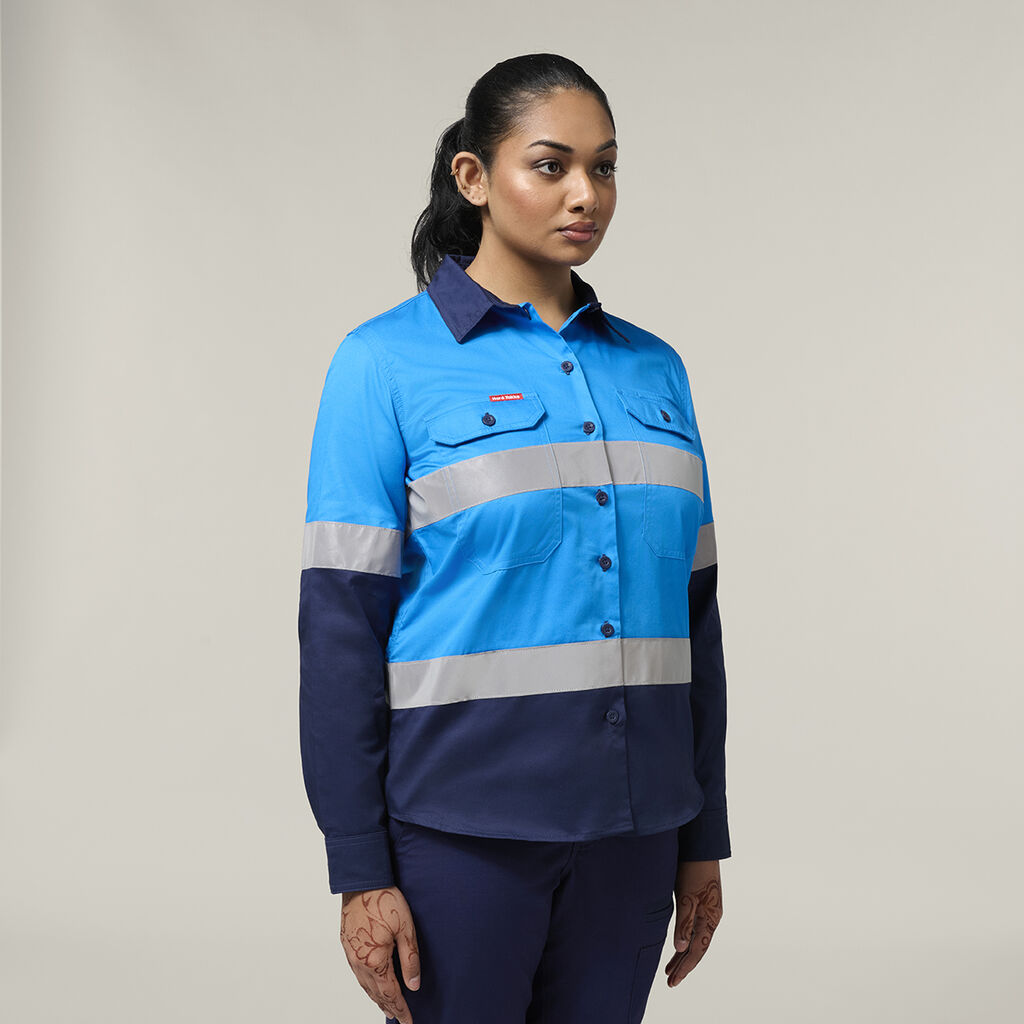 Women's Core Long Sleeve Lightweight Spliced Taped Vented Drill Shirt