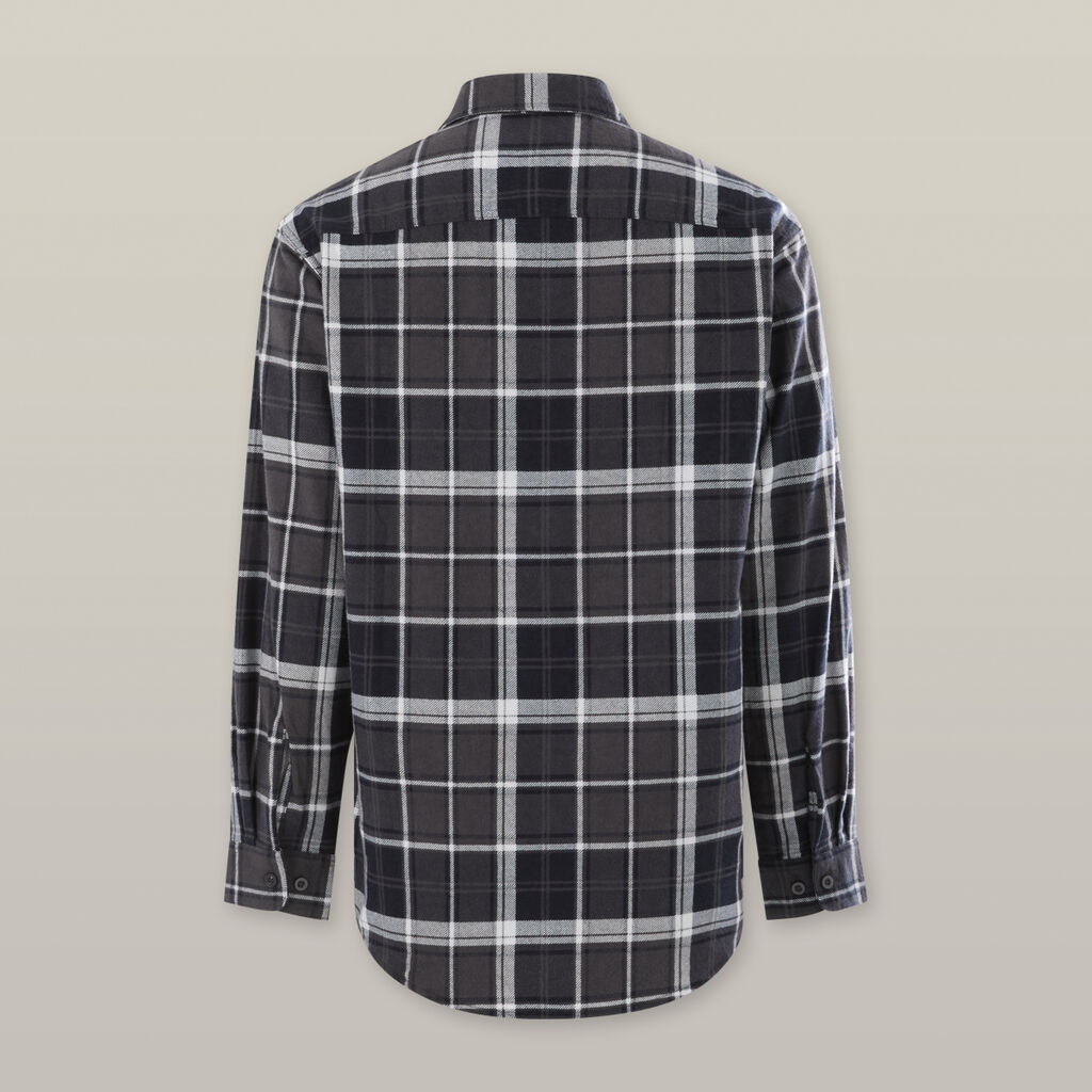 Core Long Sleeve Closed Front Check Flannel Shirt