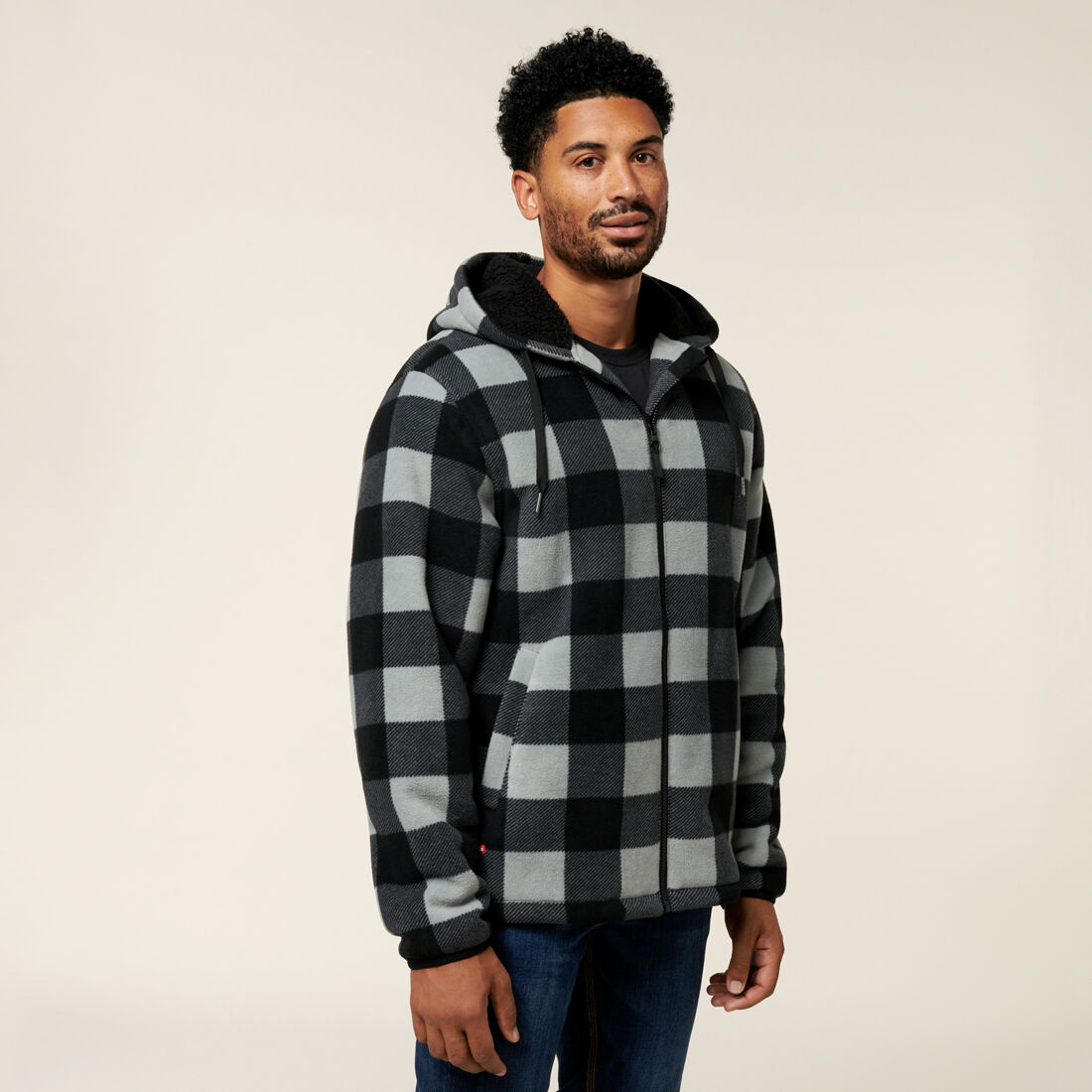 トップス bio CHECKED SHAGGY ZIP HOODIE SLY | 【2BUY10％OFF】ZIP UP SHAGGY HOODIE (スウェット・パーカー