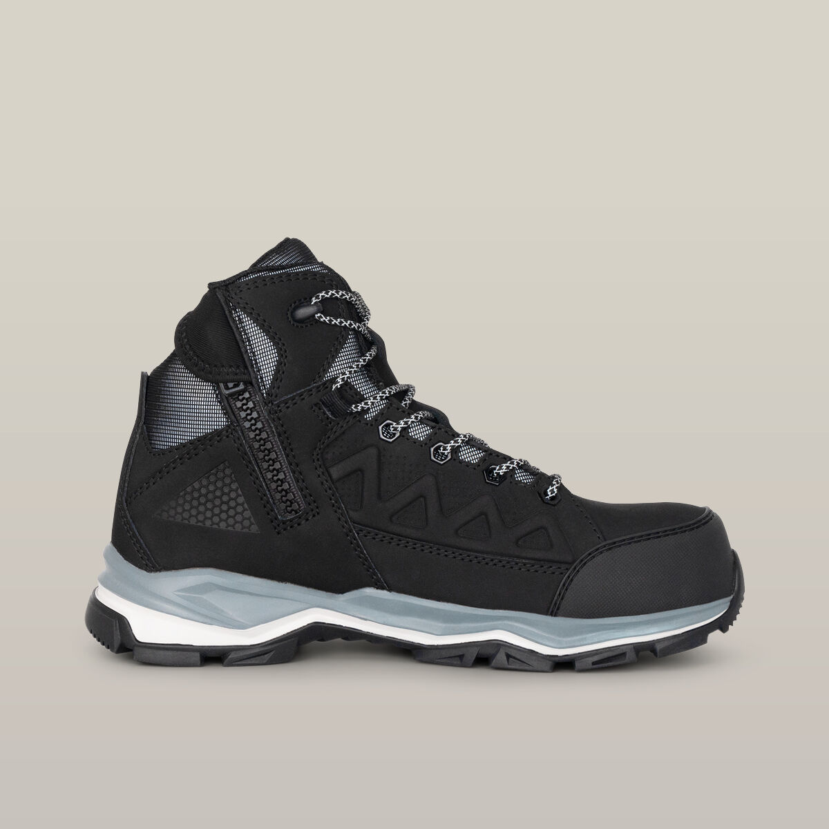 Atomic Hybrid Side Zip Boot Black Hard Yakka Australia