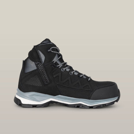 Atomic Hybrid Lace Up & Side Zip Safety Boot - Black